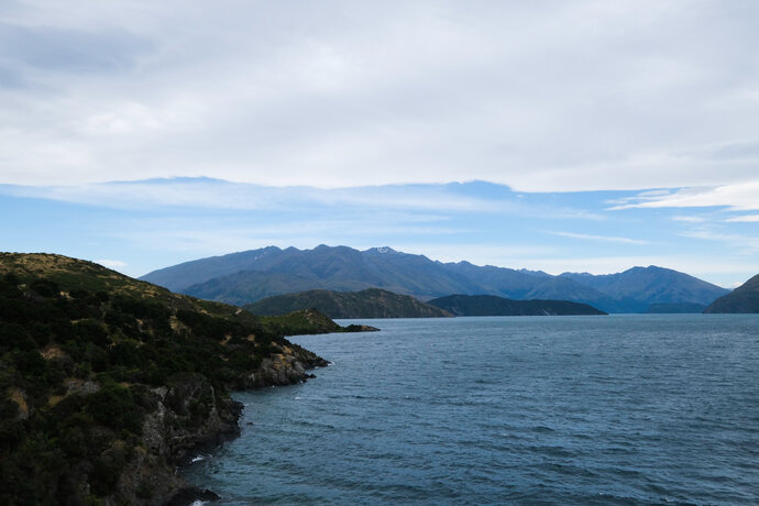 View of Lake Wanaka from Glendhu Bay Track