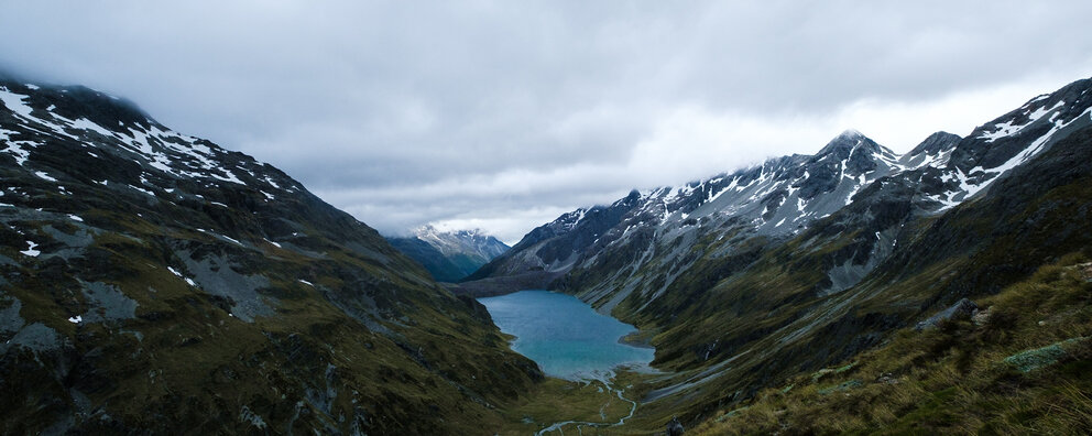 View onto Lake Constance as seen from Waiau Pass